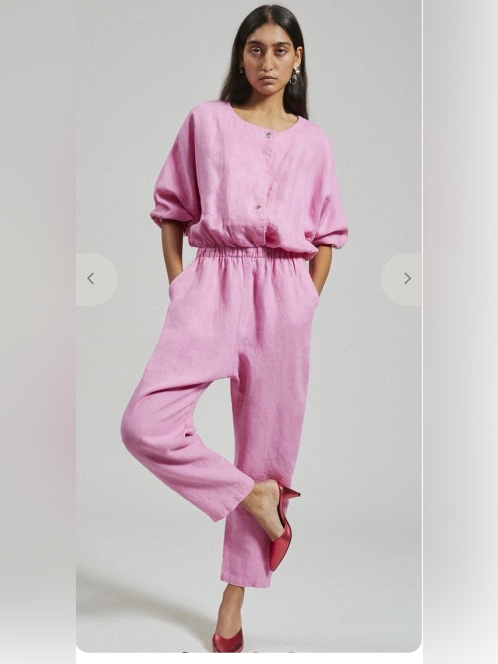 Rachel Comey Holt Linen Jumpsuit